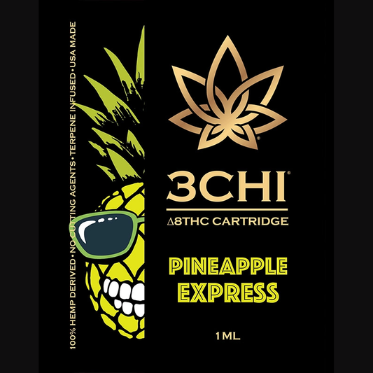 3Chi Pineapple Express Delta-8-THC Vape Cartridge