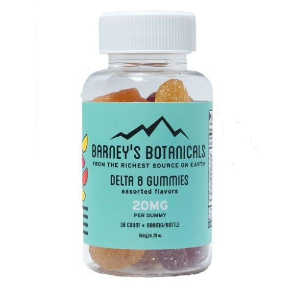 Barney's Botanical - Delta 8 Gummy - 20 mg,  30 Count