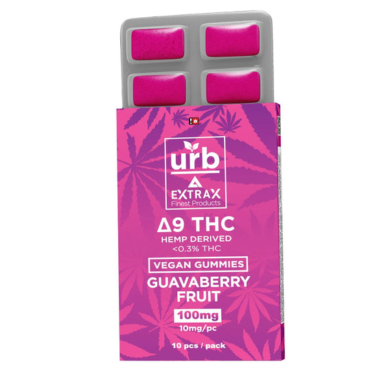 D9 Gummies – Guavaberry (10mg/100mg)