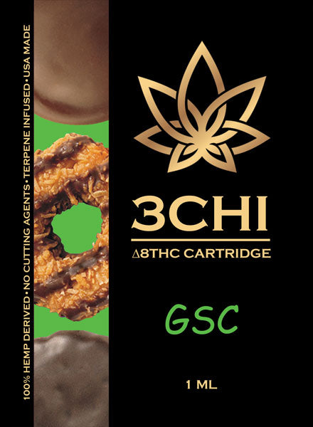 3CHI - D8 Girl Scout Cookies Cart – Indica Hybrid